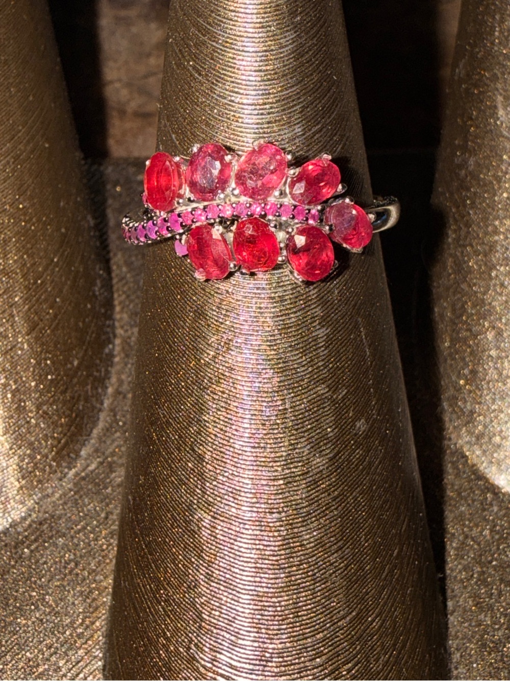 New 925 Sterling Silver Ruby ring size 9 - Picture 14 of 16